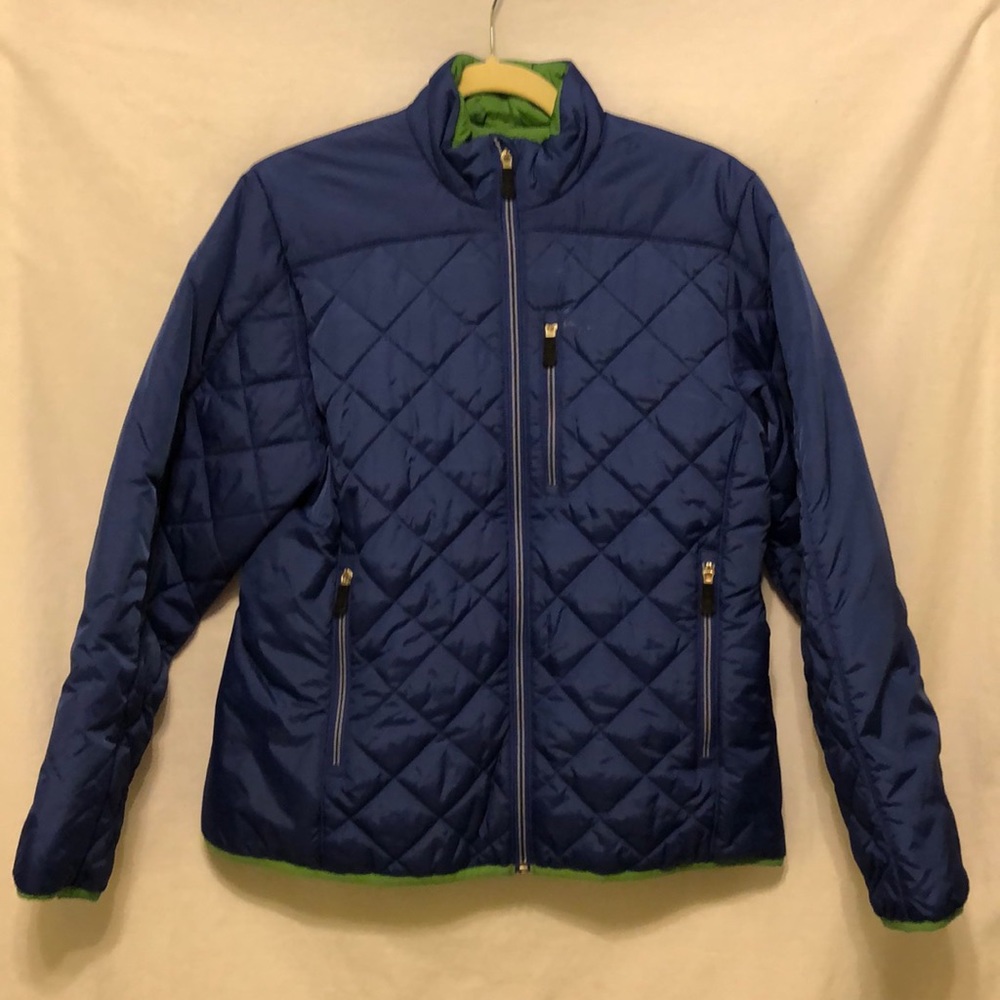 LIKE NEW Land’s End Blue Puffer Jacket - PrimaLoft